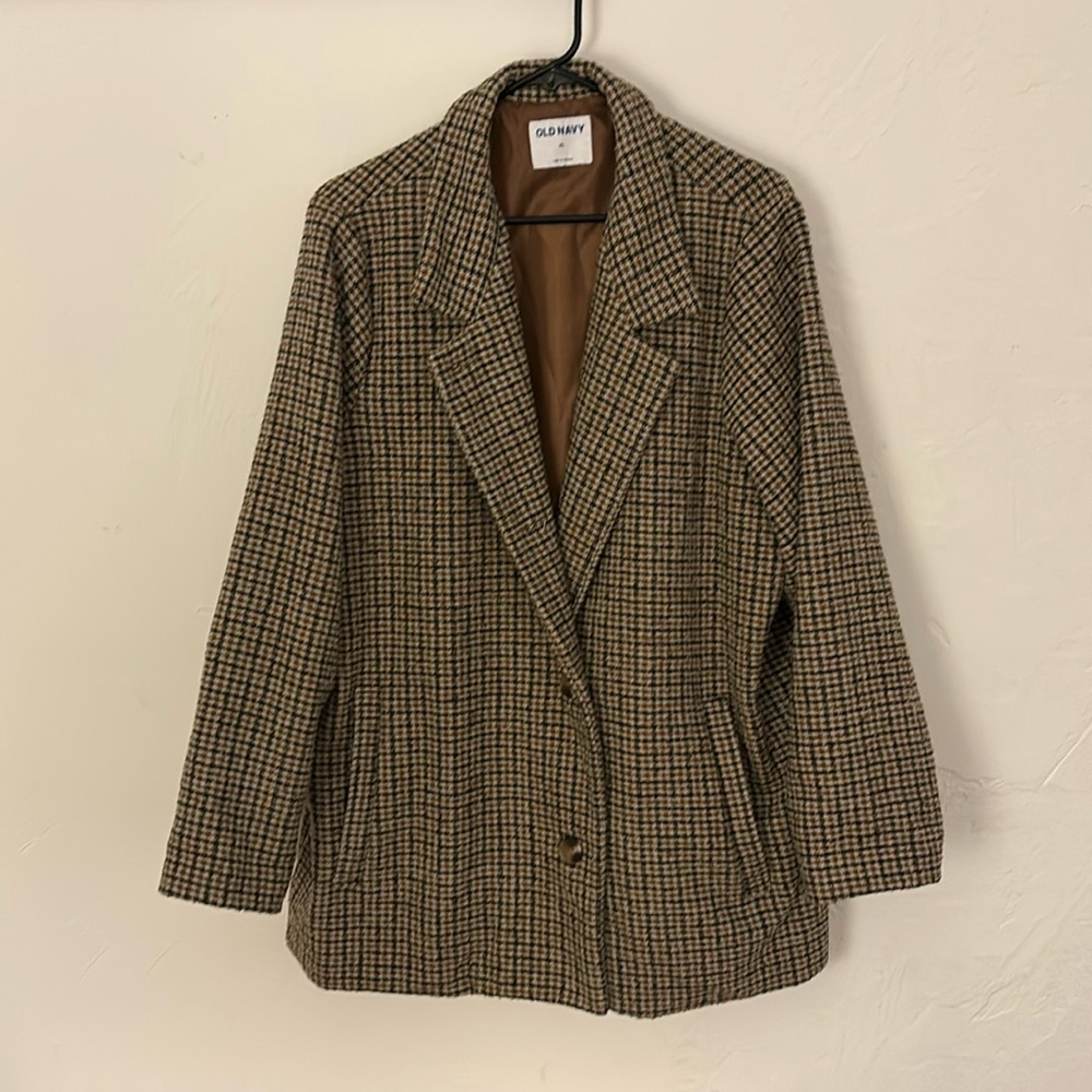 Tweed coat, Old Navy, XL women’s